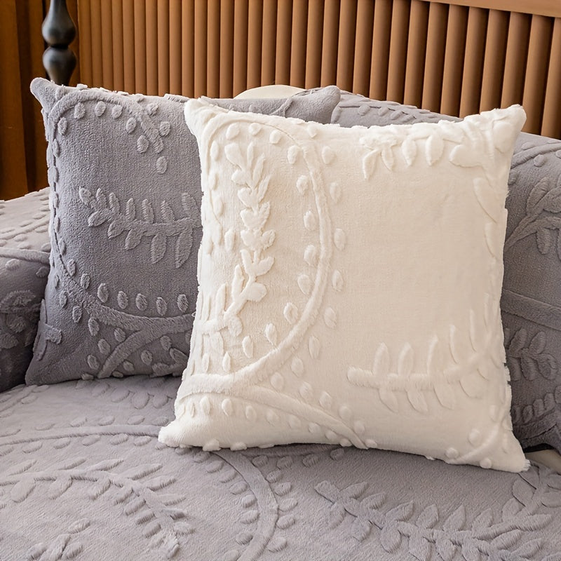 Пуховое покрытие для дивана с леопардовым принтом, сделанное из толстого искусственного меха, подходит для домашних животных, не скользит, подходит для различных размеров диванов. Идеально для декора гостиной, спальни или офиса.