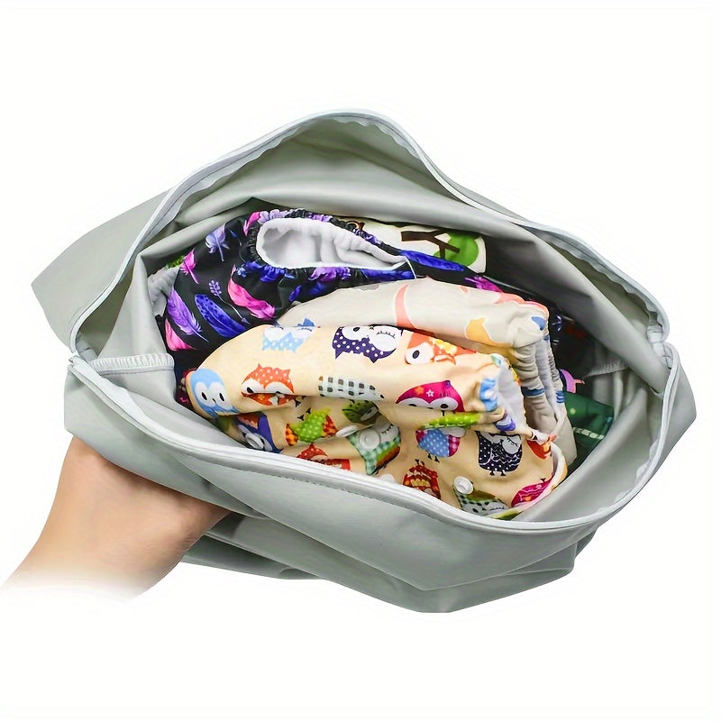 Suv o'tkazmaydigan almashtirish sumkasi pampers, siydik yostiqlari, sport, suzish va nam buyumlar uchun - yuvilishi mumkin va quruq ham, nam ham foydalanish uchun mos.