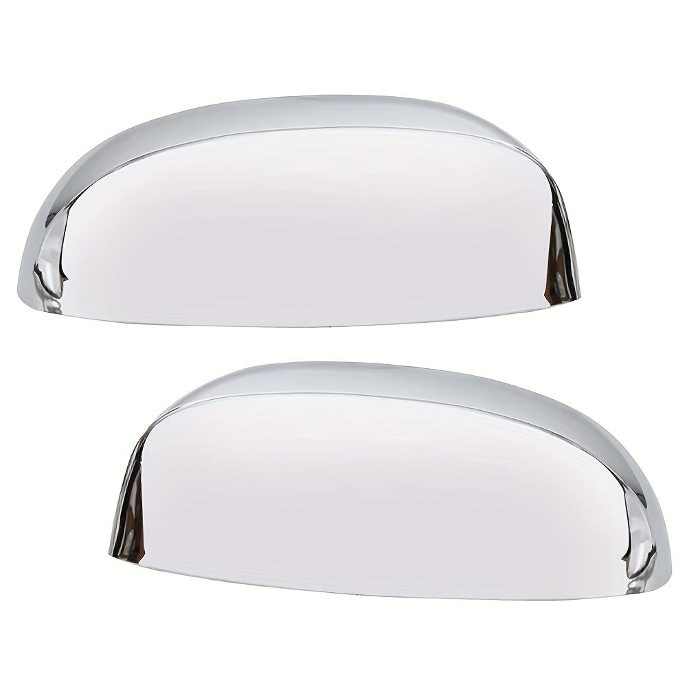 Pair Chrome Rearview Mirror Cover Caps for Chevy GMC Sierra 2007-2013
