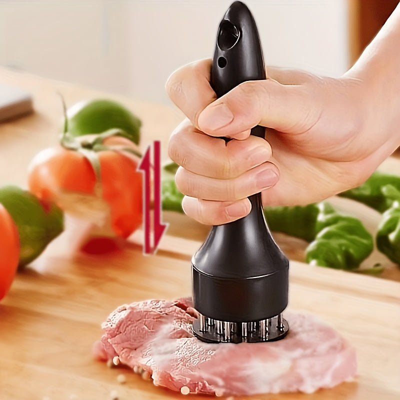Stainless Steel Meat Tenderizer Tool for Camping and Home Kitchens