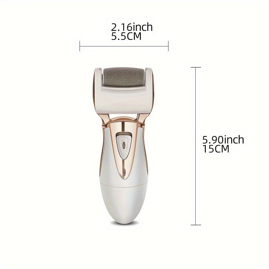 Rechargeable Electric Foot Callus Remover with 5 Grinding Heads USB Powered