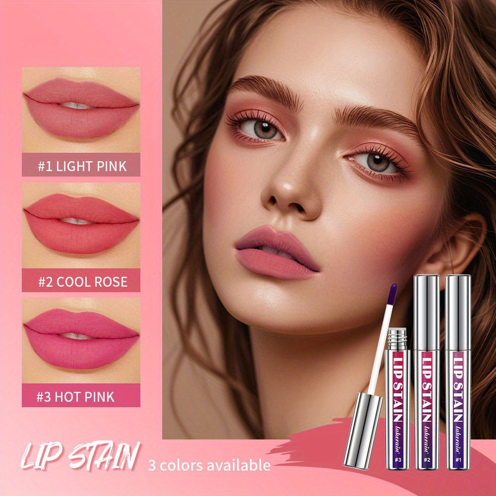 Tinte de labios mate para mujer, de larga duración, a prueba de agua, rosa, brillo de labios peel-off