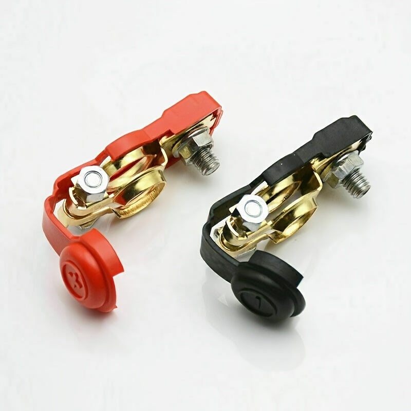2 Pairs Heavy Duty Battery Terminal Connectors for Marine Truck RV Camper