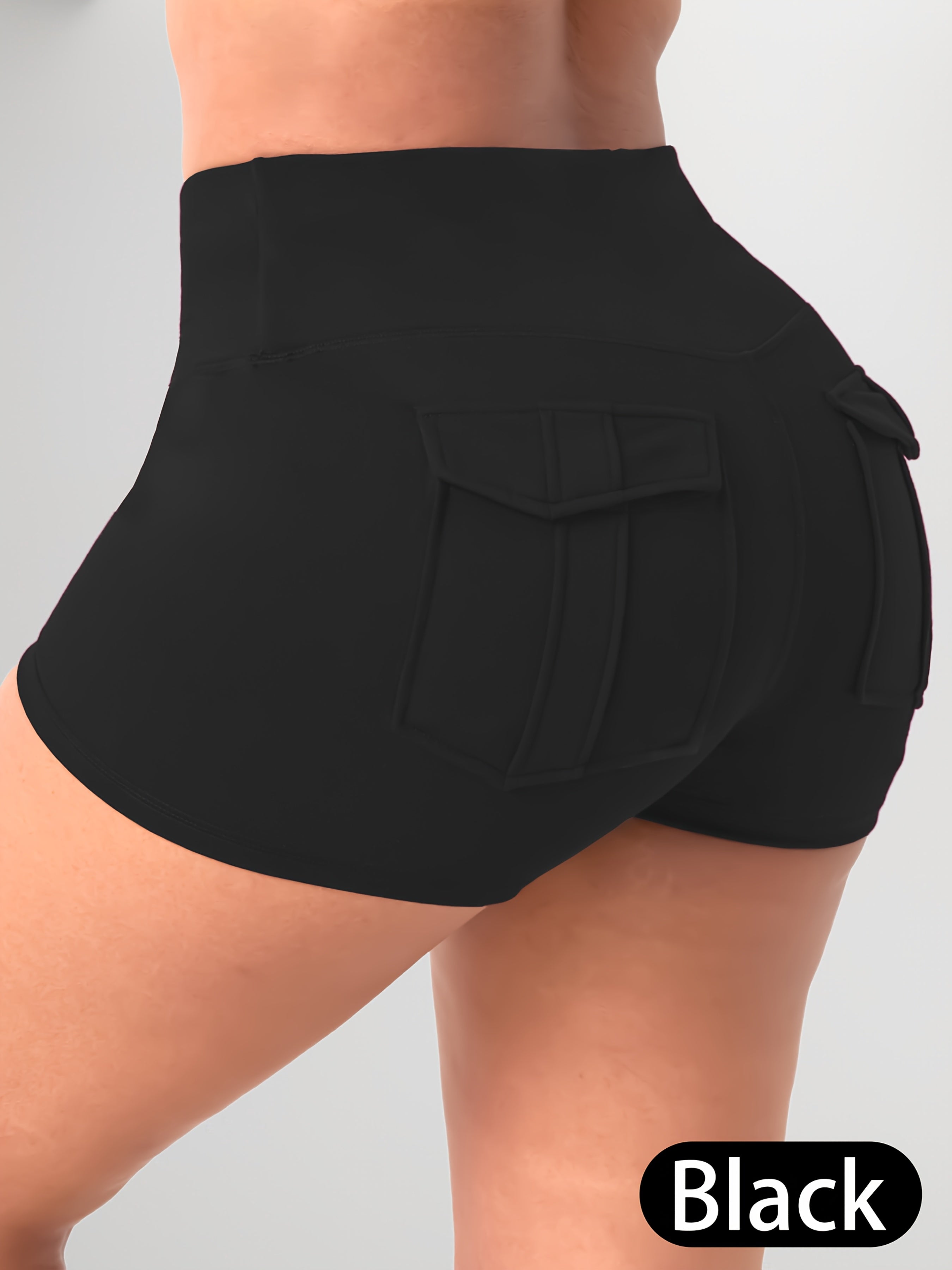 Women's Plus Size Yoga Tights with Pockets High Waist Moisture Wicking