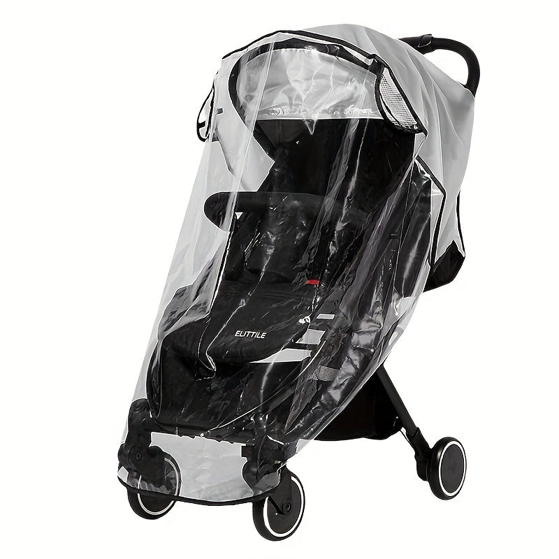 Stroller Rain Cover Waterproof Windproof Insect-Proof Winter Protection