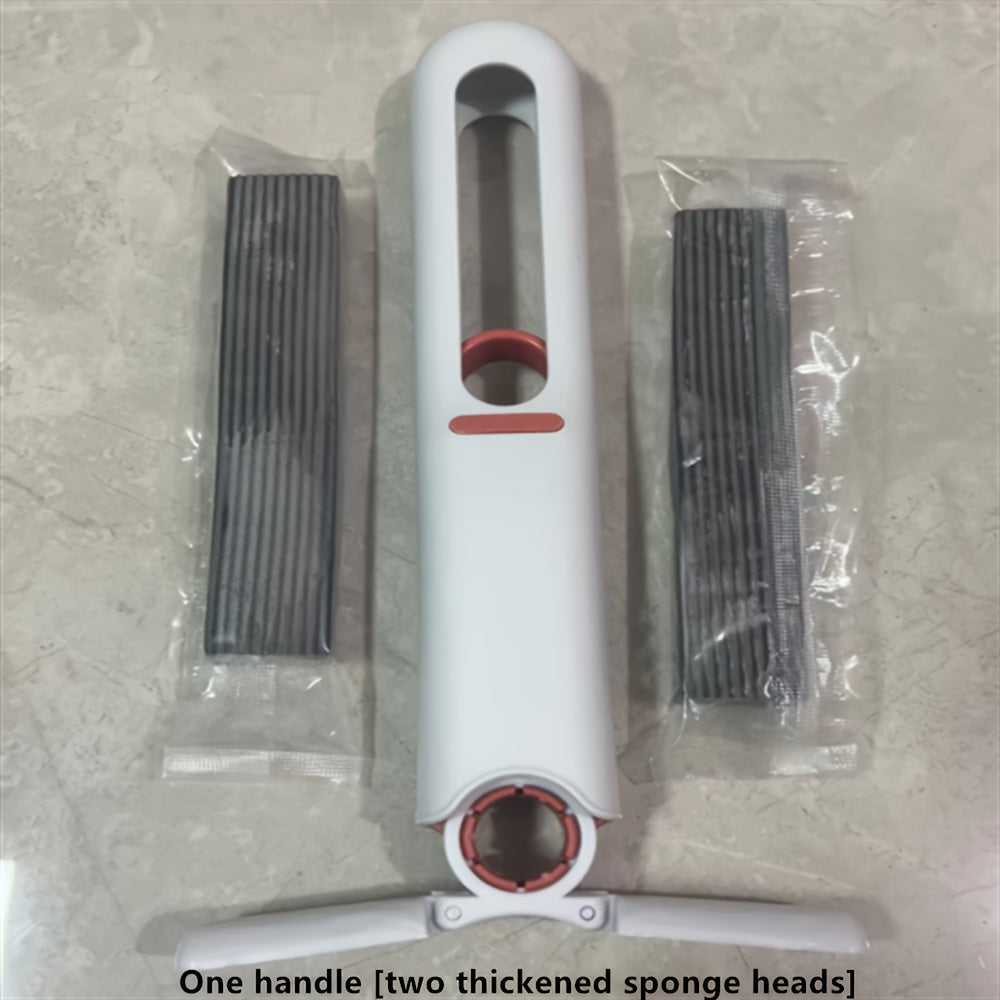 Mini Mop with Rotating Head for Wet and Dry Cleaning in Kitchen Bathroom Car