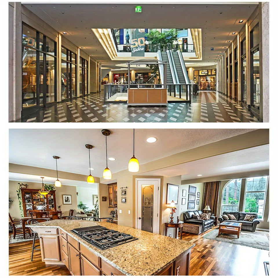 6-to'plam harakat sensori LED chiroq E27 6W 9W 12W ichki uy oshxona yotoq xona