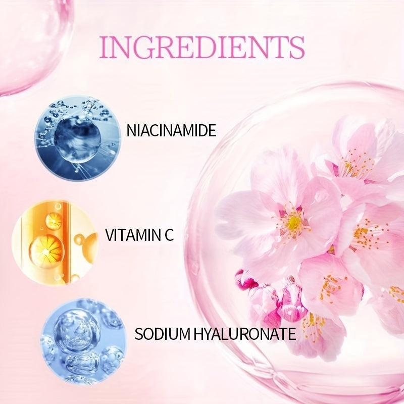 Women Moisturizer With Hyaluronic Acid Aloe Vera Vitamin C Cherry Blossom