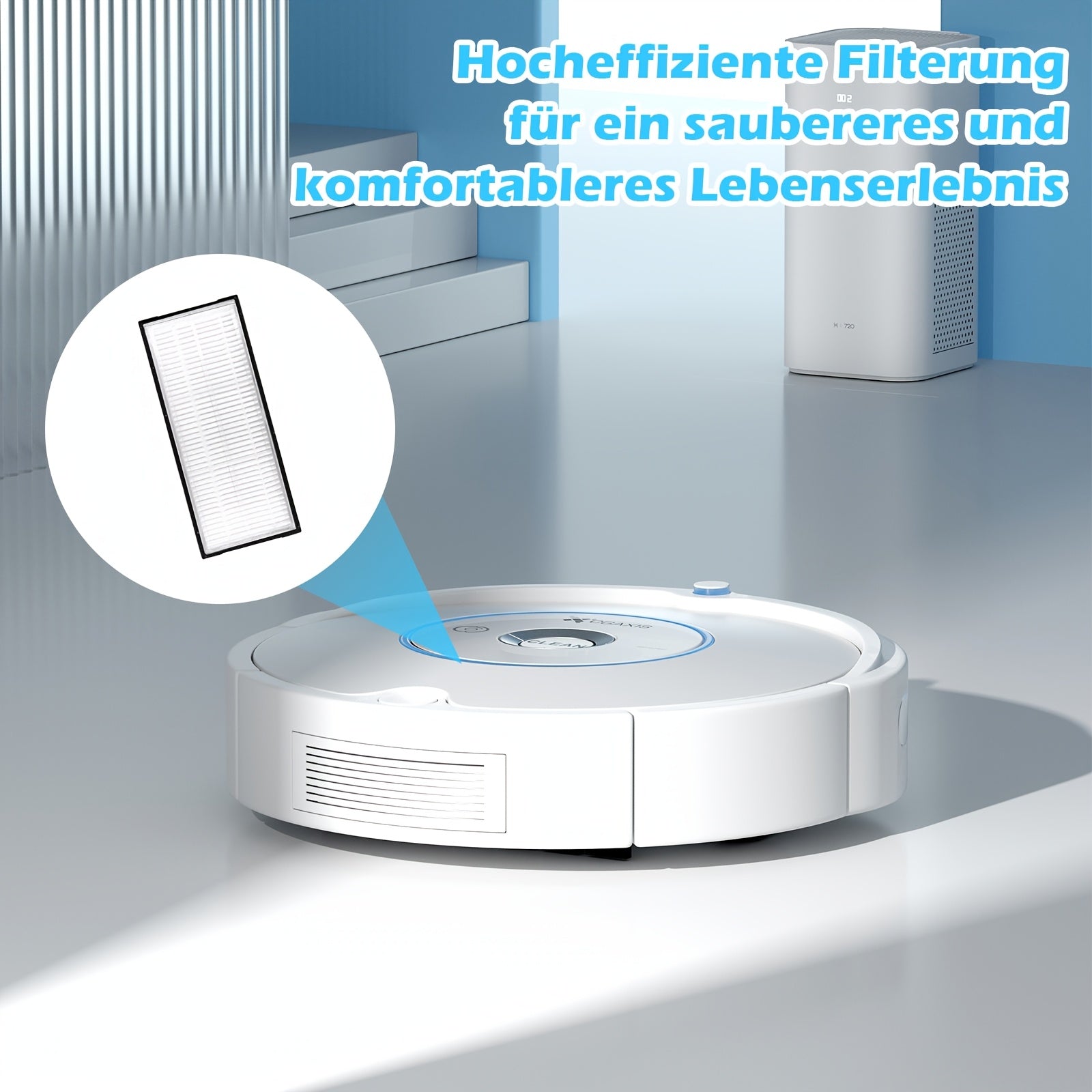 Set of 4 Replacement Filters for Cordless Vacuum Cleaner S7 T7S T7S Plus