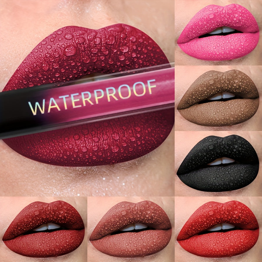 Pintalabios mate para mujer, maquillaje de labios de larga duración en varios colores