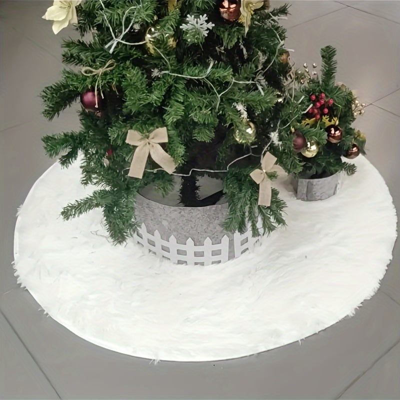 Mashina bilan yuviladigan Rojdestvo Fluff dumaloq hududiy gilam, yopishqoqsiz, o'rta to'plam, polyester