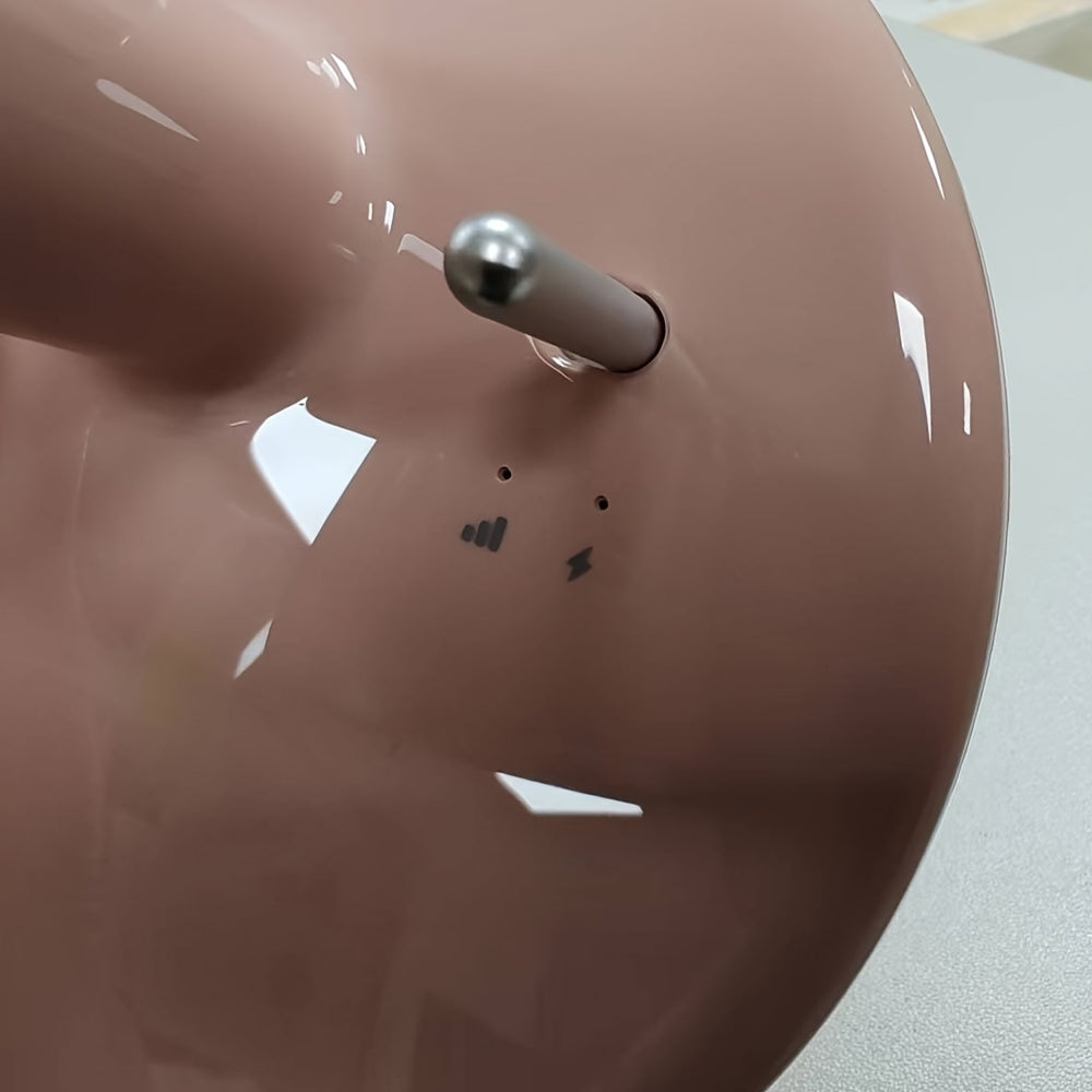 Ushbu muhim Retro Pink USB qayta to'ldiriladigan stol usti fanini oling, u uchta shamol tezligi sozlamalari bilan tinchlik uchun mo'ljallangan. Bu kompakt mini stol fan 90° ga sozlanadigan va bukiladigan bo'lib, u sizning uy ofisingiz uchun mukammal.