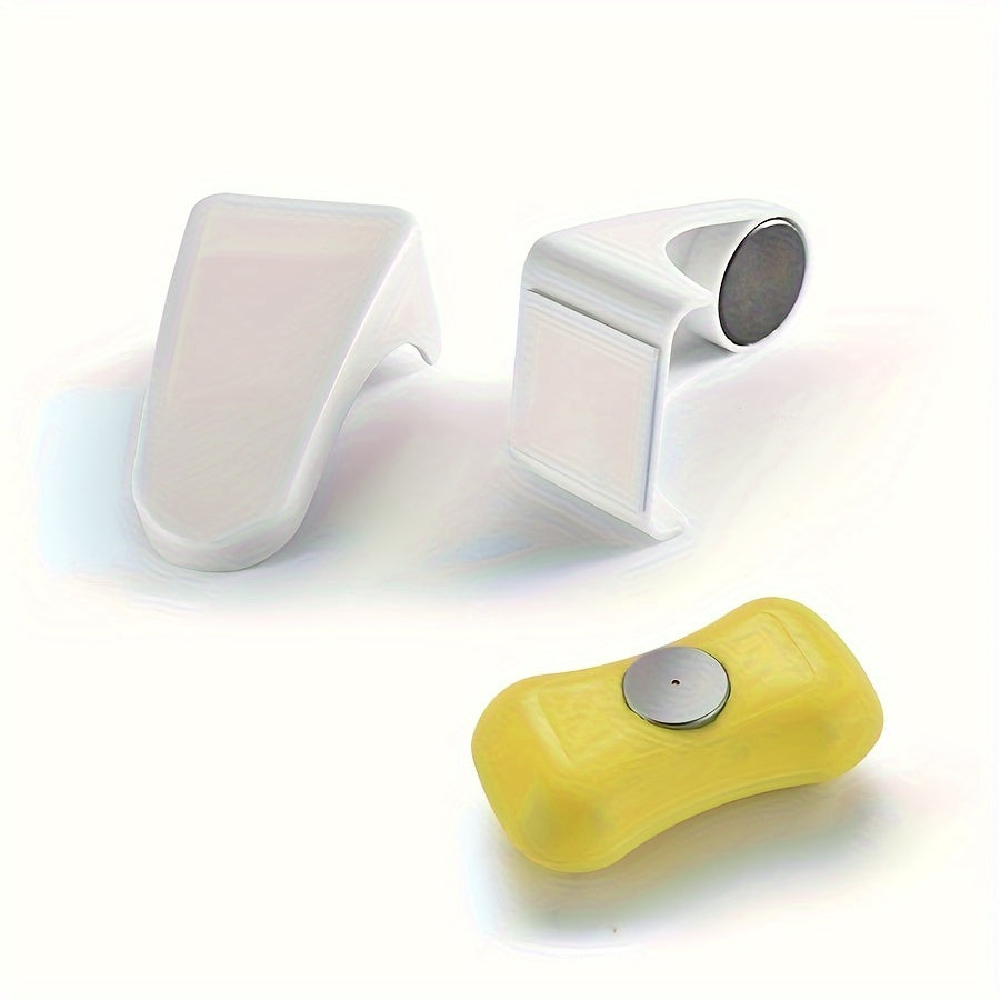 Dispensador de jabón magnético de pared con estante de almacenamiento con drenaje para baño