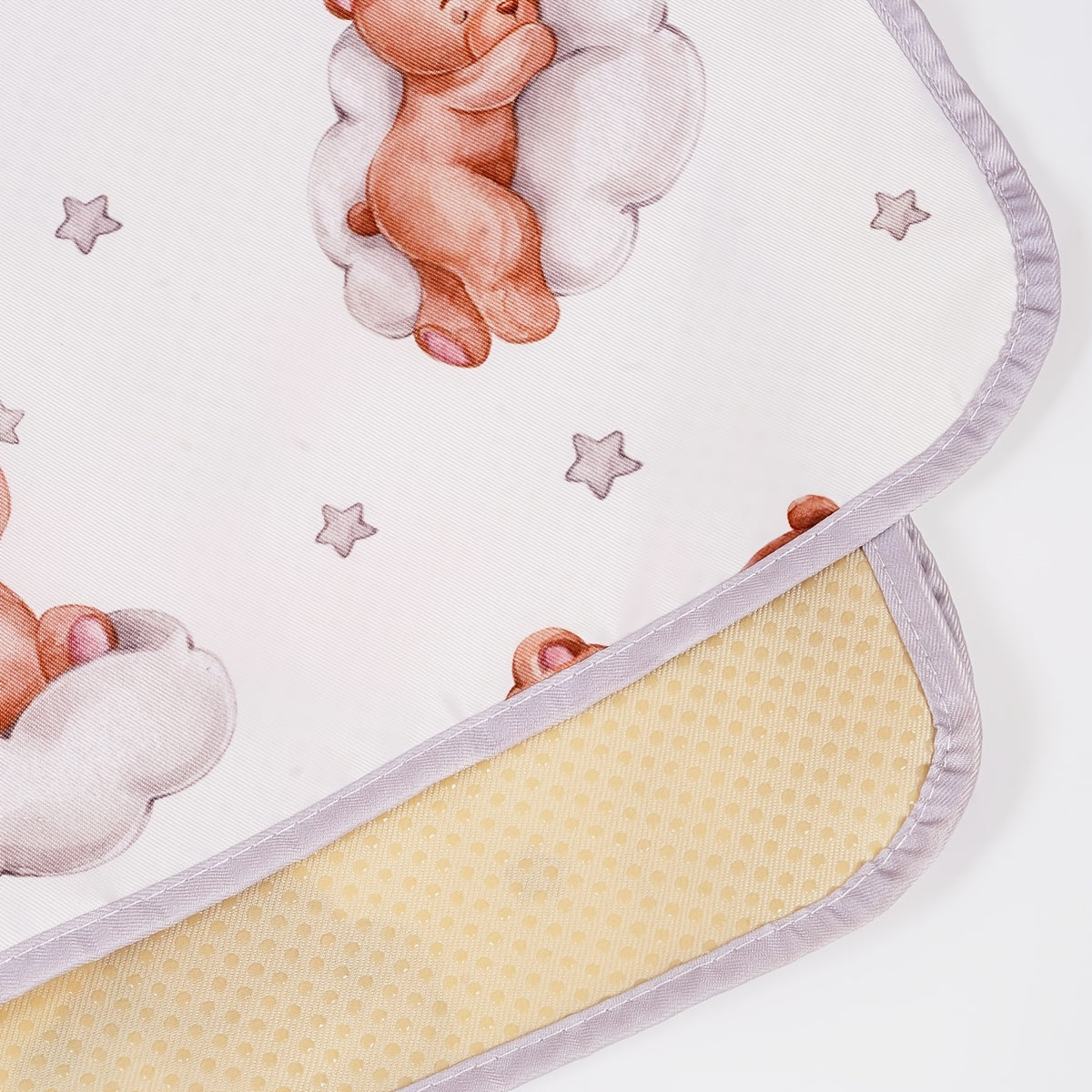 Non-Slip Waterproof Play Mat for Kids 109cm Square with Animal Print and Portable Picnic Blanket