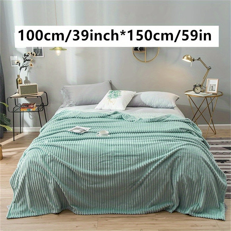 Faux Rabbit Fur Bed Blanket Soft Plush Throw for Bed Couch 50x60 Inches