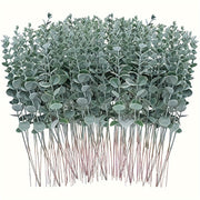 Artificial Eucalyptus Stems for Vase Wedding Bouquet Home Decor 12-48 Pack