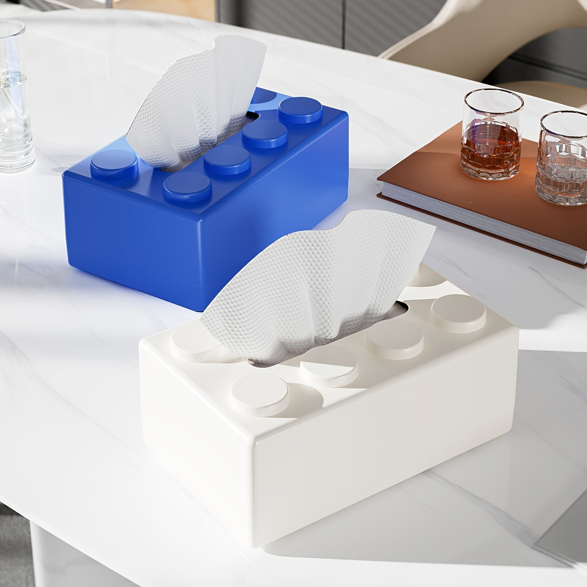 Tissue Box with Napkin Dispenser Creative Storage for Home Bathroom Decor