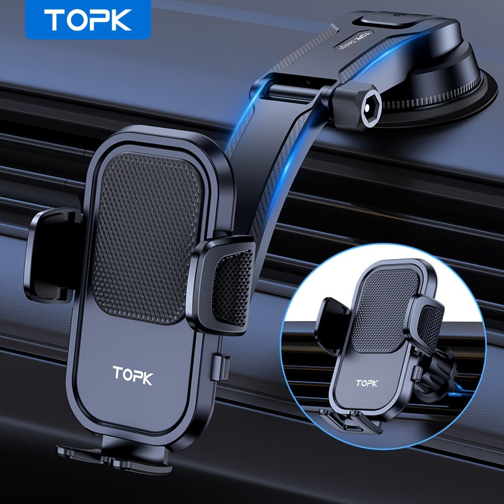 Soporte universal para teléfono de coche, montaje para tablero y rejilla de ventilación, instalación fácil