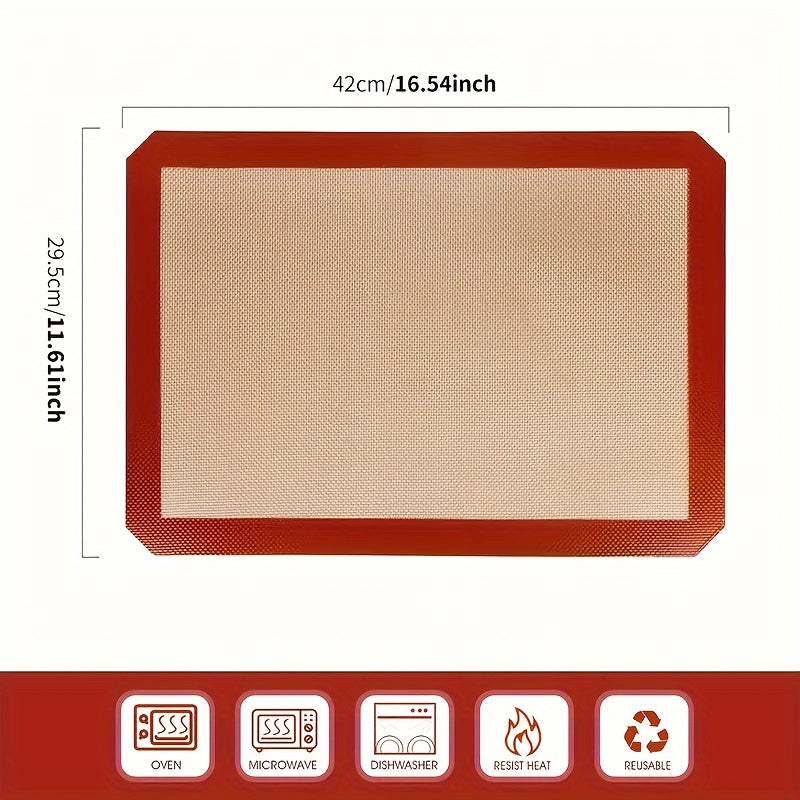 Silicone Baking Mat 41.91cm x 29.46cm Nonstick Oven Microwave Dishwasher Heat Resistant