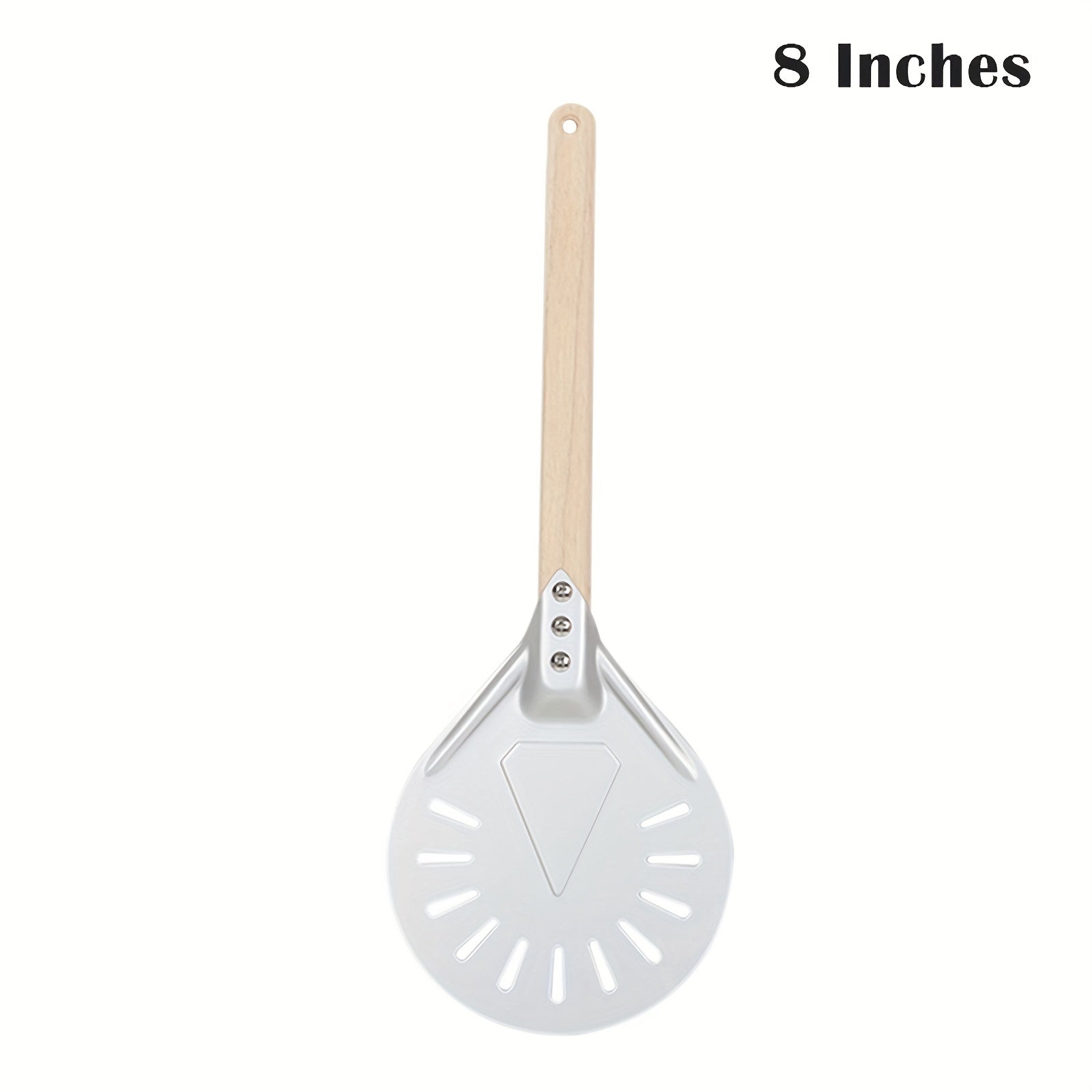 Stainless Steel Pizza Shovels with Wooden Handles, 8 and 22.86 cm