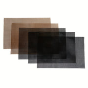 5-Piece BBQ Grill Mat Set Non-Stick Teflon Reusable for Fish Shrimp Meat