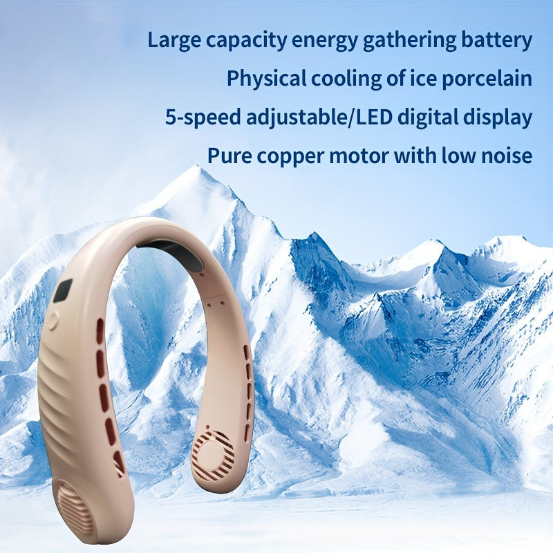 Оставайтесь стильными и прохладными с USB-шейным вентилятором 2025 года. Этот портативный вентилятор имеет 5 режимов скорости, длительное время работы от батареи и цифровой дисплей. Идеально подходит для спорта, путешествий и возвращения в школу.