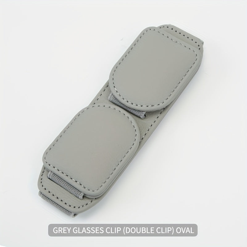 Avtomobil shovog'iga magnitli ko'zoynak tutgichi, ikki tomonlama klipli tashkilotchi, chiptalar uchun bo'shliq bilan