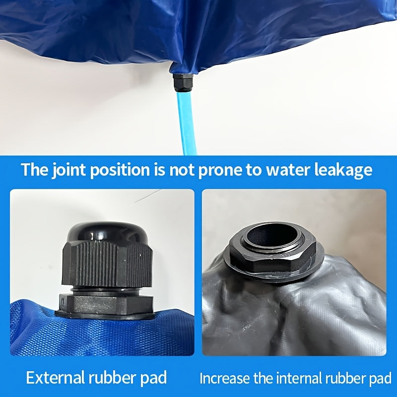 Thickened Air Conditioner Cleaning Hood with Water Collection Bag Universal Size 1.5P No Electricity