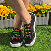 Women Casual Canvas Slip-On Shoes All-Season Soft Sole Unisex Printing