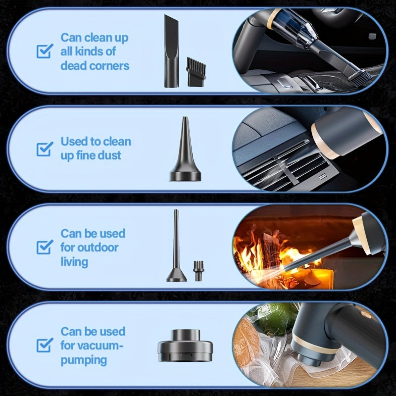 Portable Cordless Handheld Vacuum Cleaner for Home Car Pet Hair