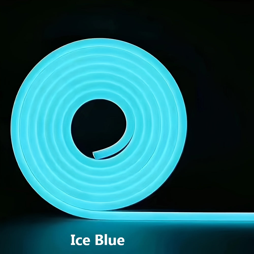 12V LED Neon Flexible Strip Light 5 Meter Indoor Outdoor Advertising Sign Ambient Lighting