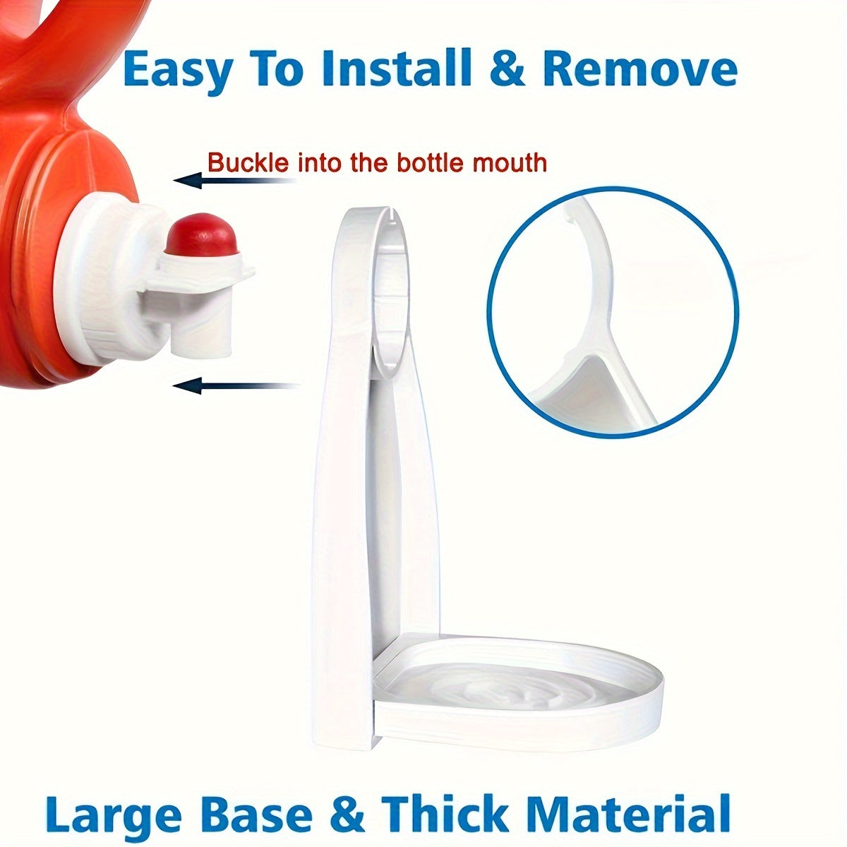 Portable Plastic Laundry Detergent Cup Holder Foldable Splash-Proof	for Home