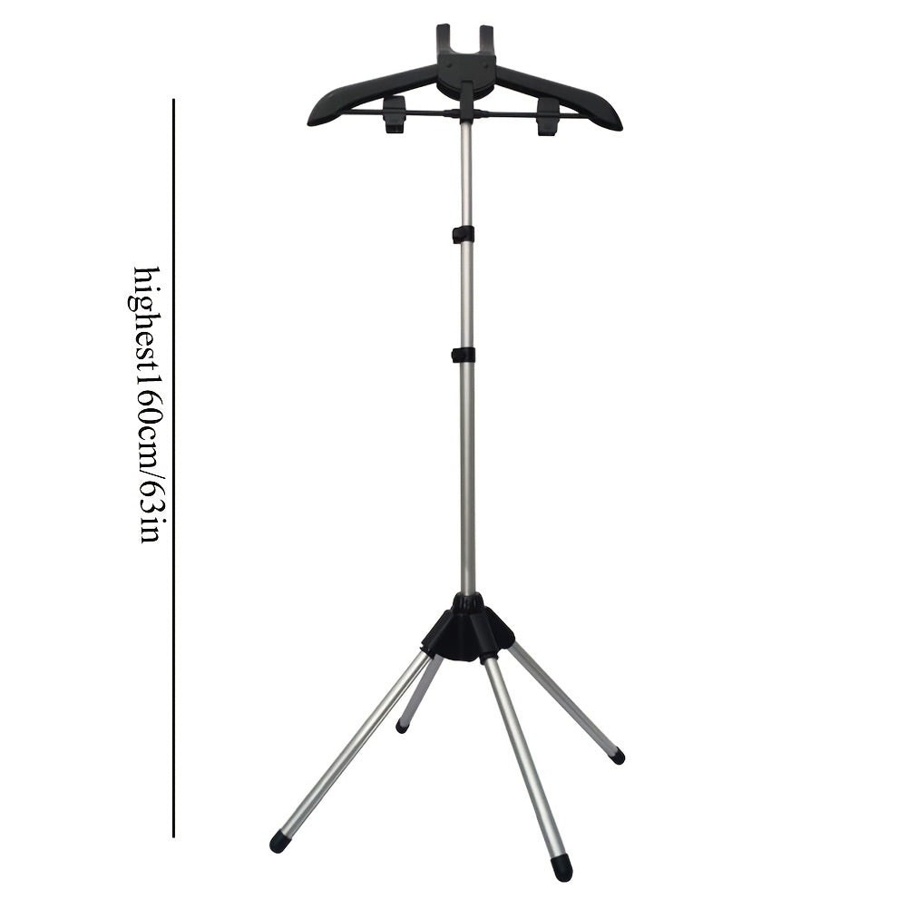 Adjustable Portable Clothes Steamer Stand with Foldable Support Rack