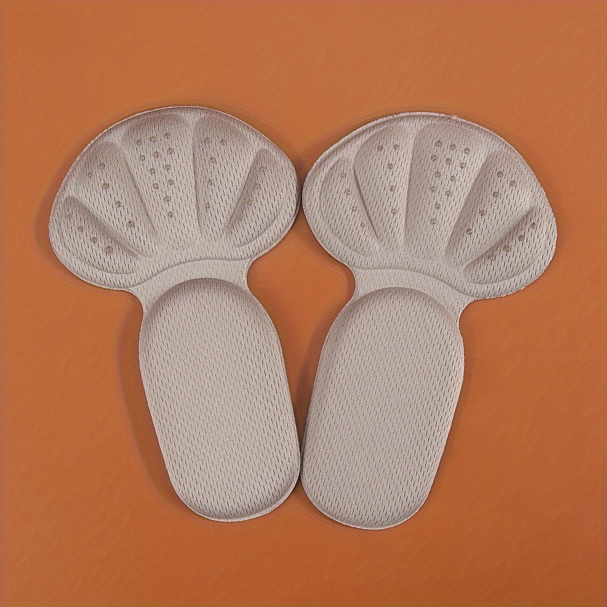 Unisex TPE Heel Cushion Pads 1 Pair Anti-Slip Breathable Heel Inserts