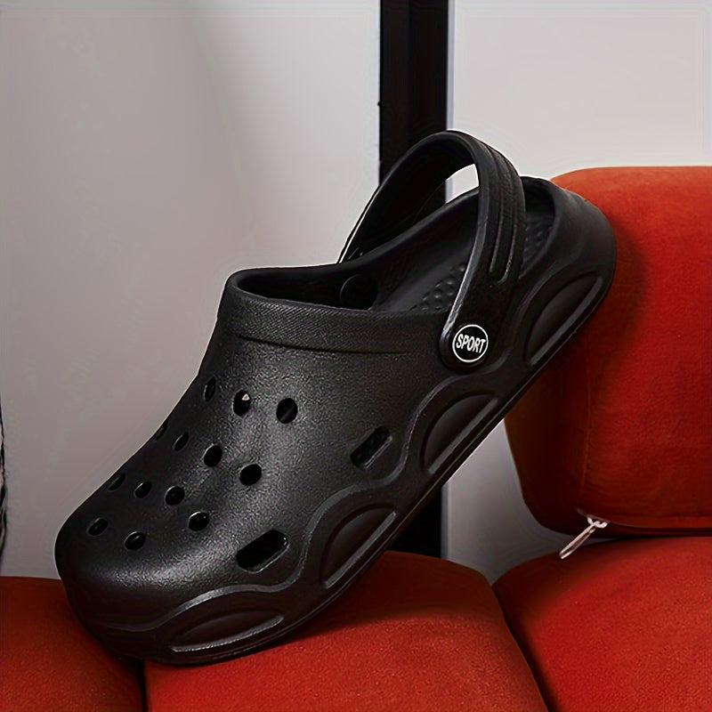 Unisex Elderly EVA Lightweight Flat Shoes for Home Garden Beach Casual