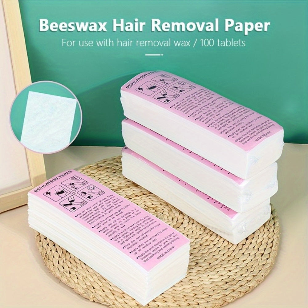 Women Nonwoven Wax Paper Rolls Hair Removal Strips Body Cloth