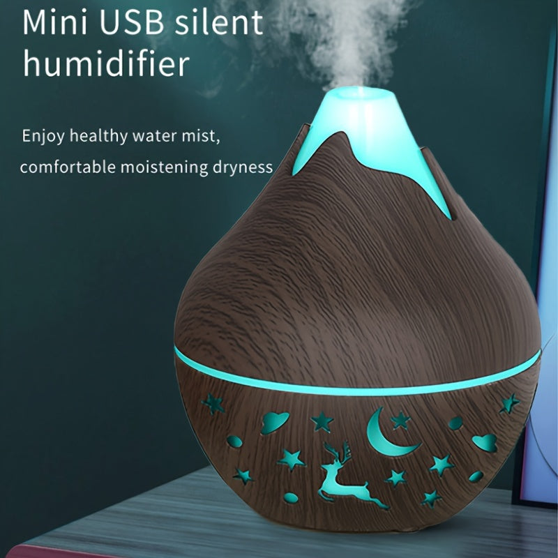 USB-Powered Humidifier and Aromatherapy Diffuser Quiet for Bedroom Office Home