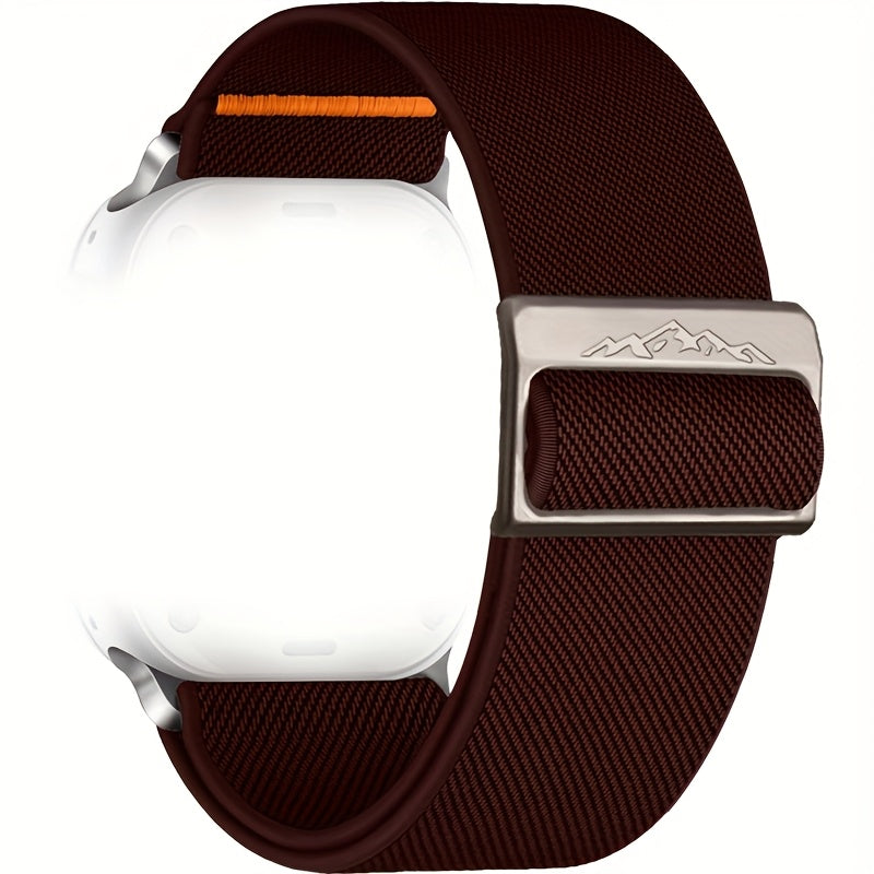 Stretchy Nylon Watch Band for Men Compatible with iWatch Ultra Series 8 7 6 5 4 3 2