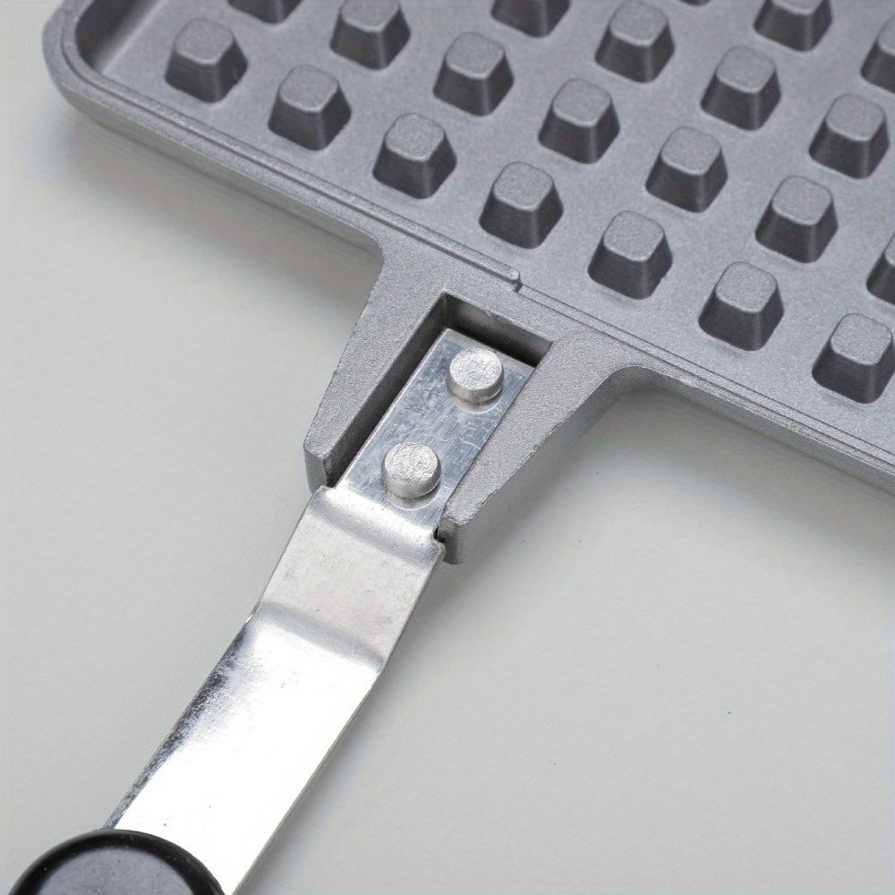 Avtomatik chekka yopish va ikki tomonlama toster pan bilan Non-Stick kvadrat vafli tayyorlagich, alyuminiy plaid muffin skileti. Oson tozalash uchun olib tashlanadigan qutilar. Uy sharoitida foydalanish uchun ideal va mos keladi