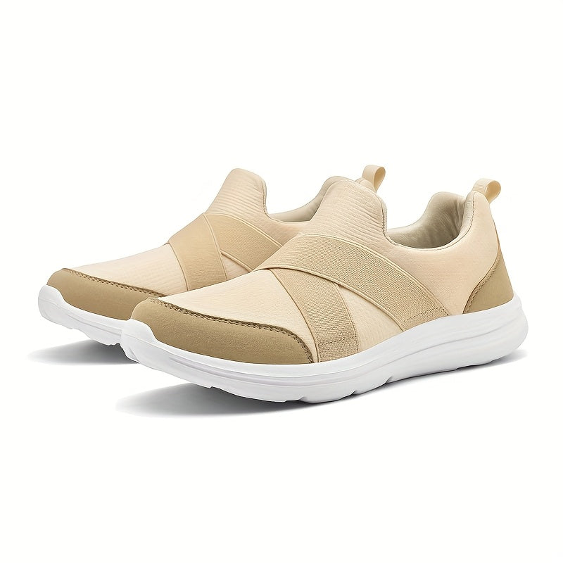 Women’s Mesh Slip-On Casual Sneakers Breathable Comfort Low-Top