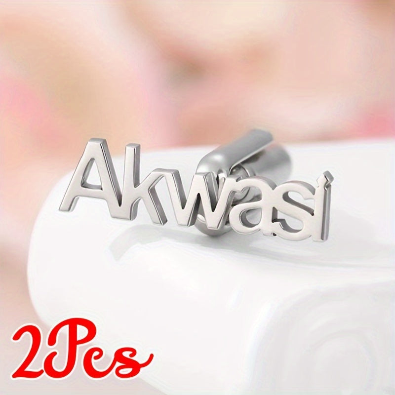 Personalized Initial Cufflinks for Men Wedding Groomsmen Gift Set