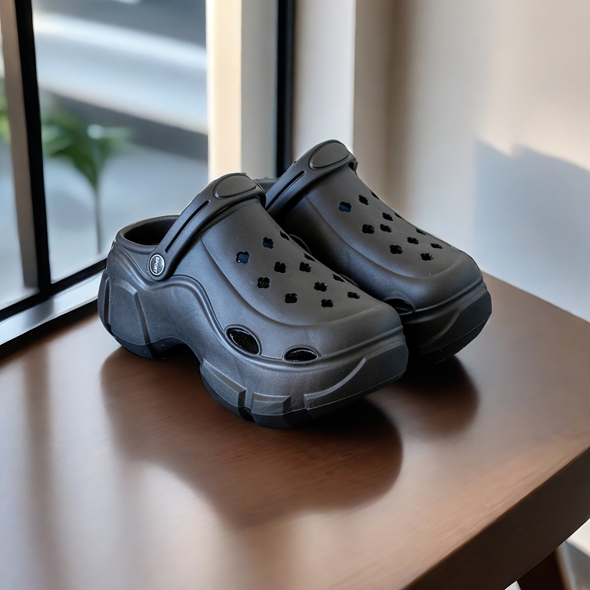 Women's Summer Casual EVA Shoes Breathable Round Toe Thick Sole