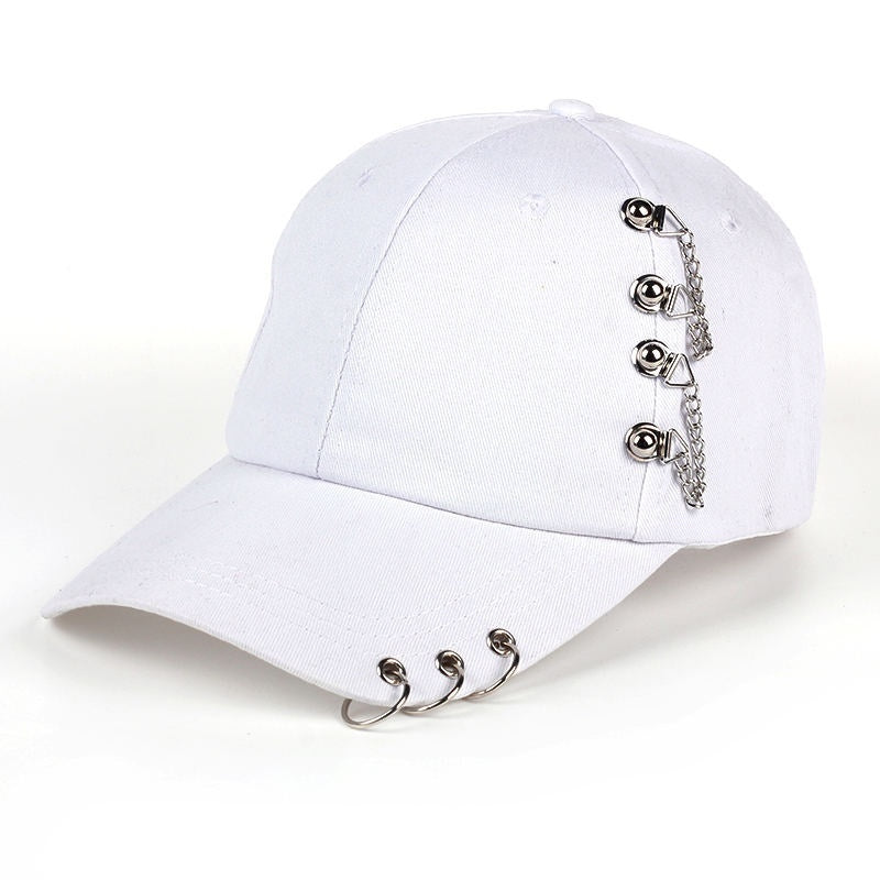 Unisex K-Pop Inspired Cap Stylish Hat Adjustable Size Black