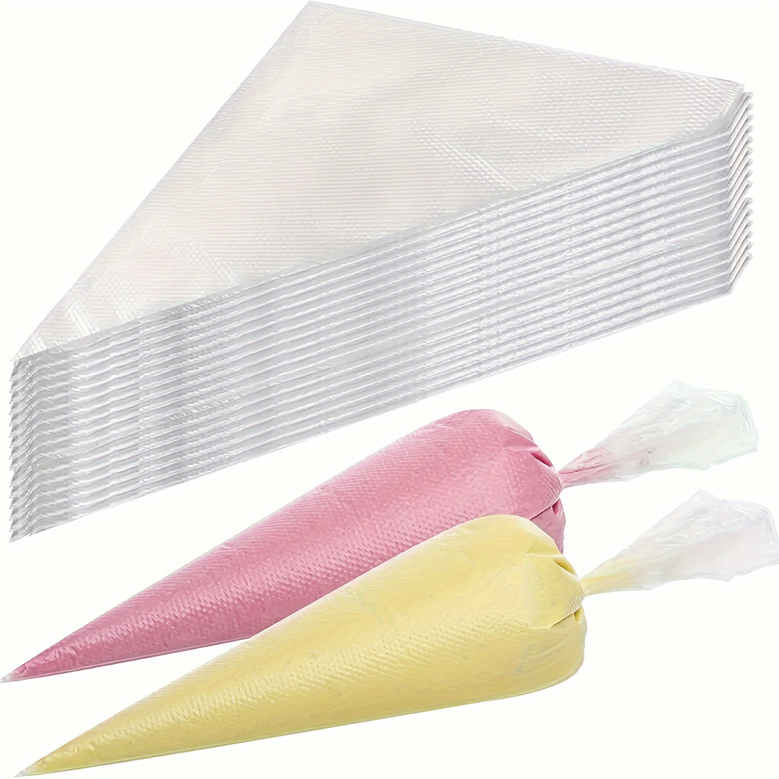Disposable Piping Bags Set 50 100 200 for Cake Decorating Icing Baking