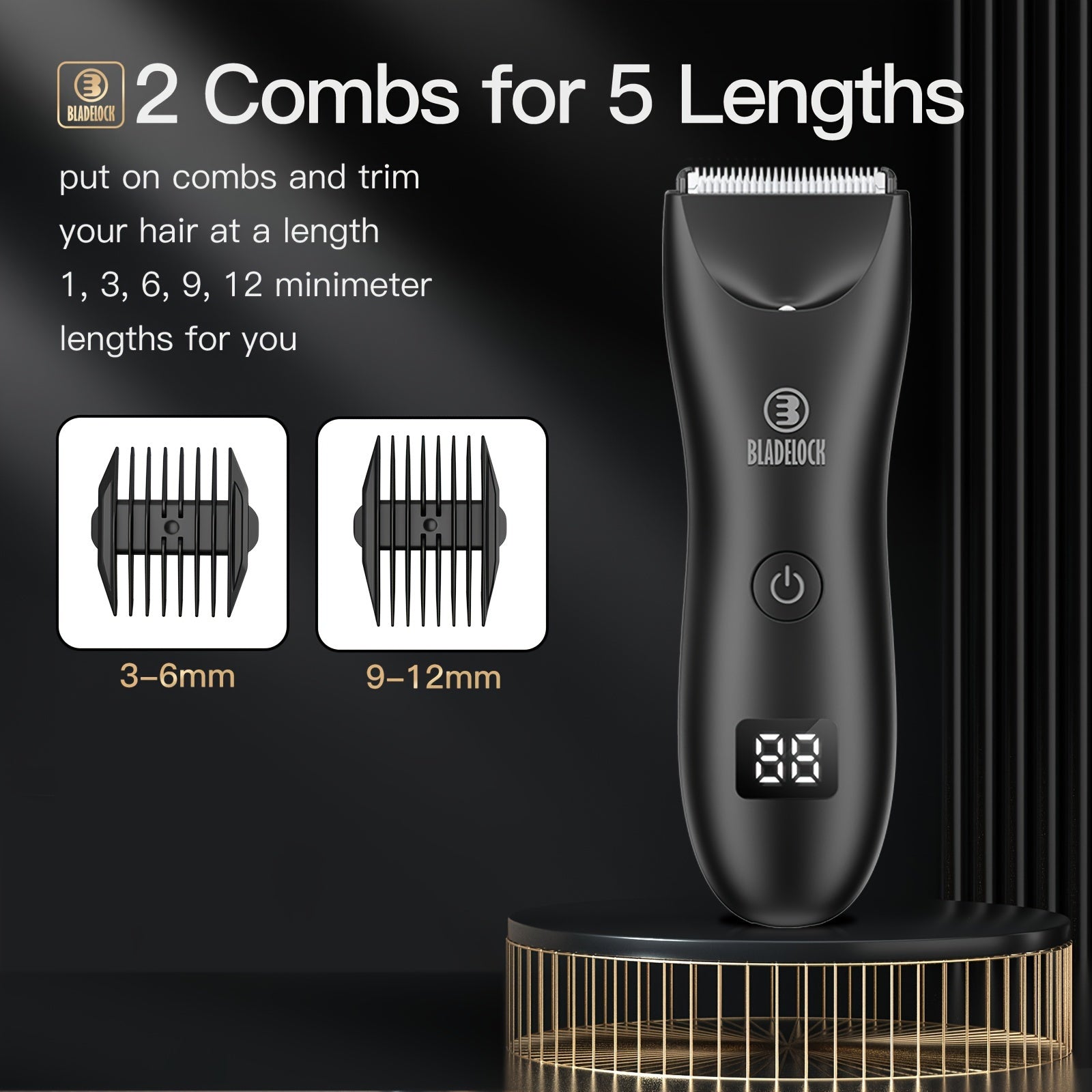 Adult Electric Body Trimmer Rechargeable USB Charging Multipurpose Velvet Finish