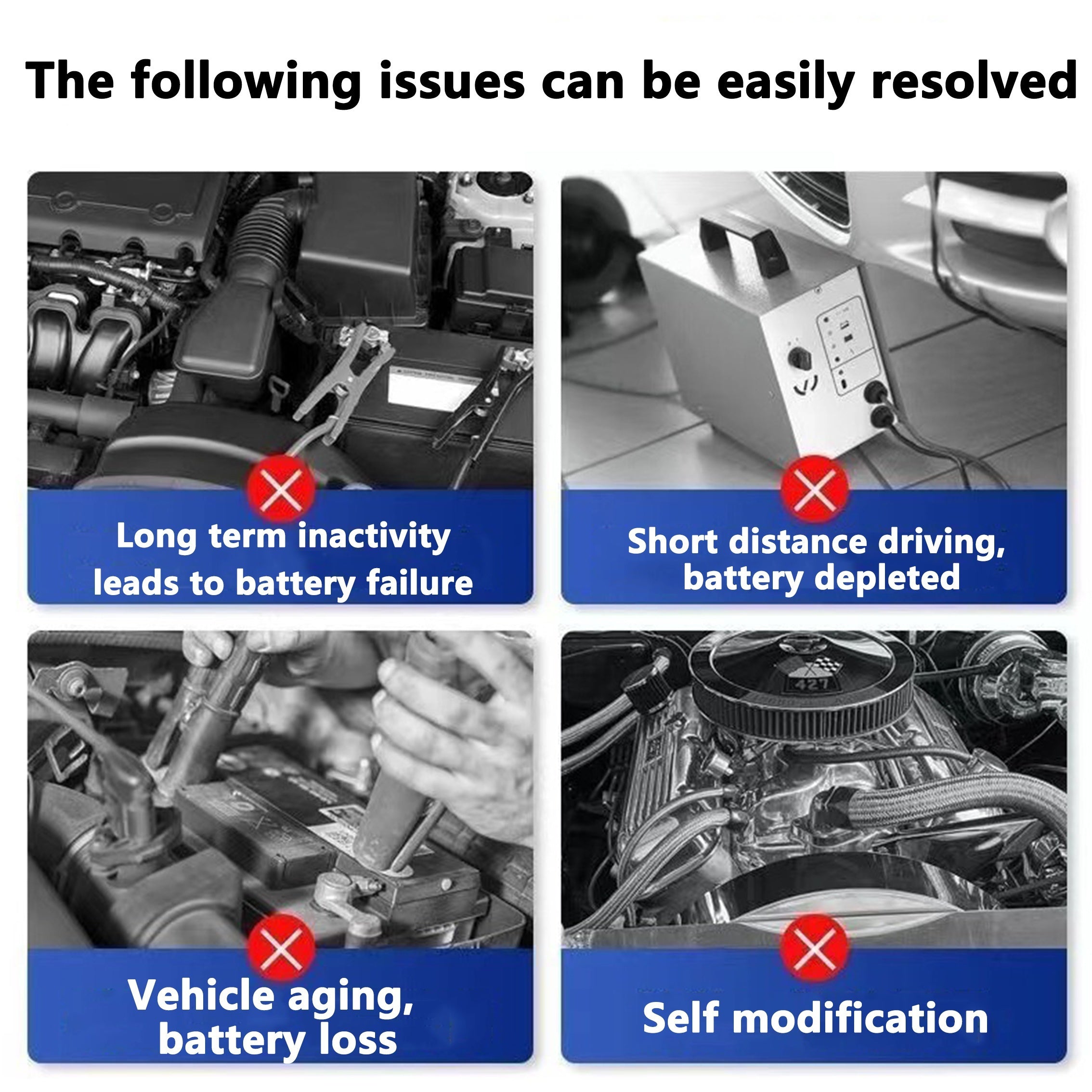 Car Battery Disconnect Switch Metal Manual Battery Cut Off for Vehicle Truck Boat