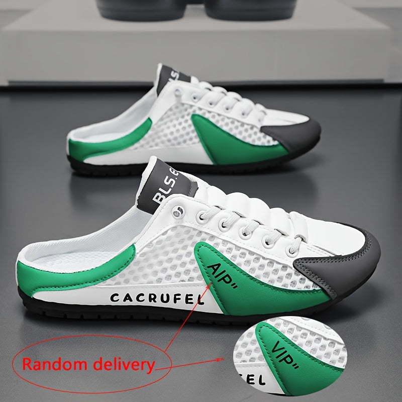 Men's Navy Slip-On Casual Shoes with EVA Insoles Anti-Slip Durable Sole Breathable Fabric