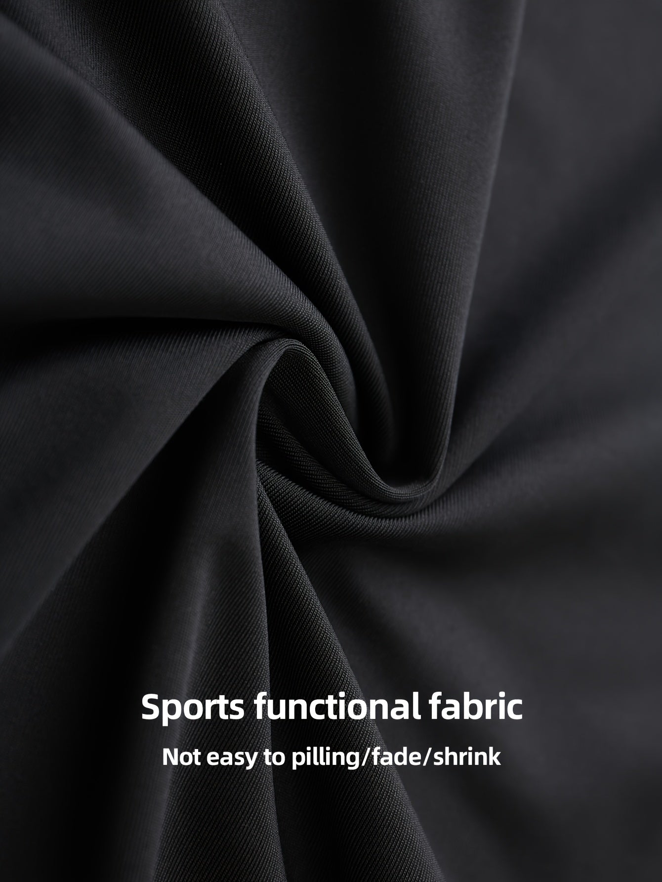 Men's Athletic Set 5-Piece Breathable Quick-Dry Polyester for Gym Running Training