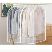 Large Clear Hanging Garment Bag for Closet Storage Protects Coats Suits Dresses