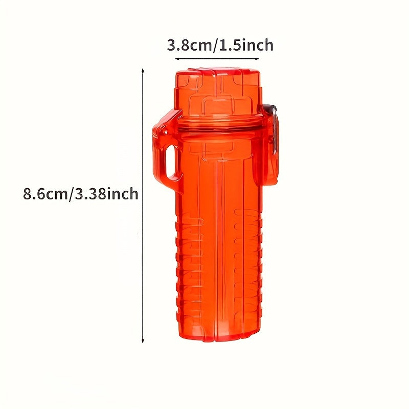 s: Suv o'tkazmaydigan sham yoqadigan saqlash qutisi, sayohat va ochiq havoda foydalanish uchun portativ himoya